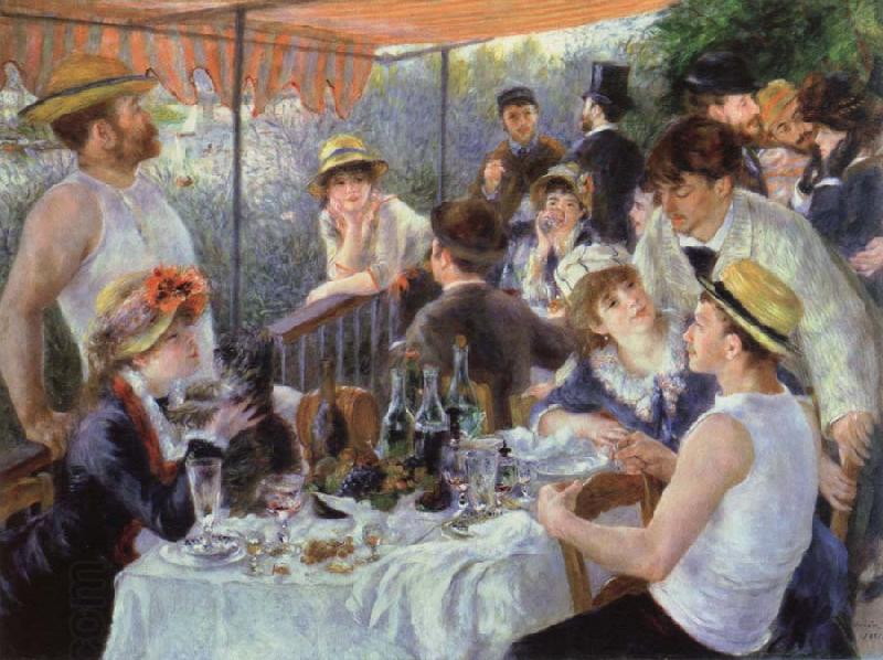 Pierre-Auguste Renoir luncheon of the boating party China oil painting art